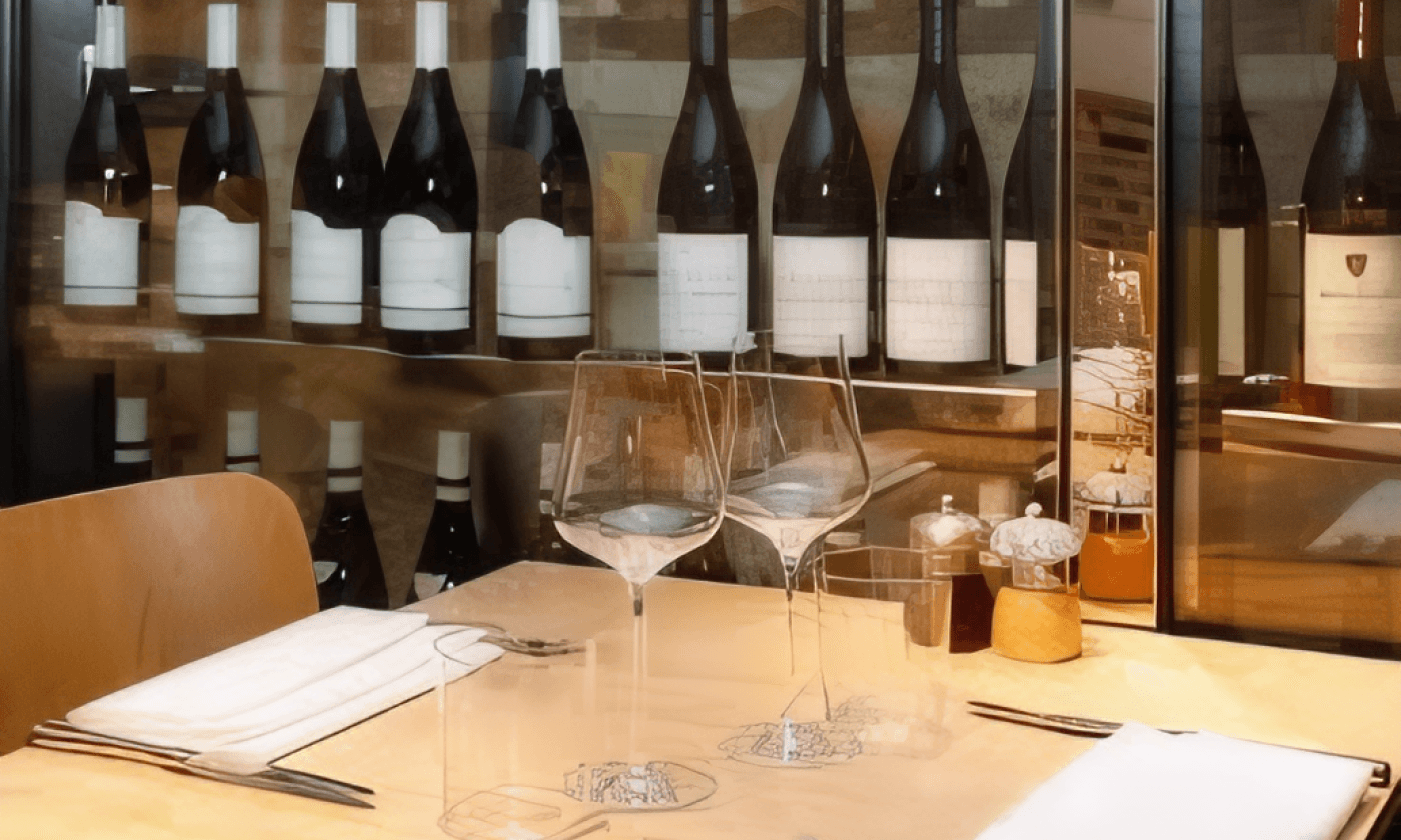Cave à vins du restaurant Le Villaret Paris